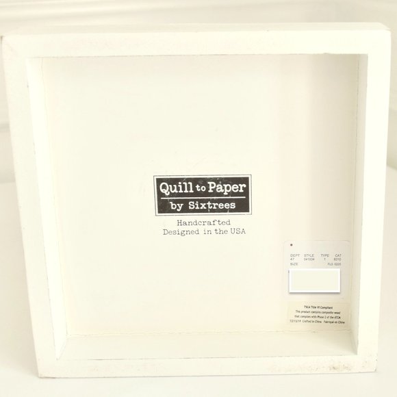 NEW Quill to Paper by Sixtrees Happy Easter Wooden Sign - Picture 4 of 4